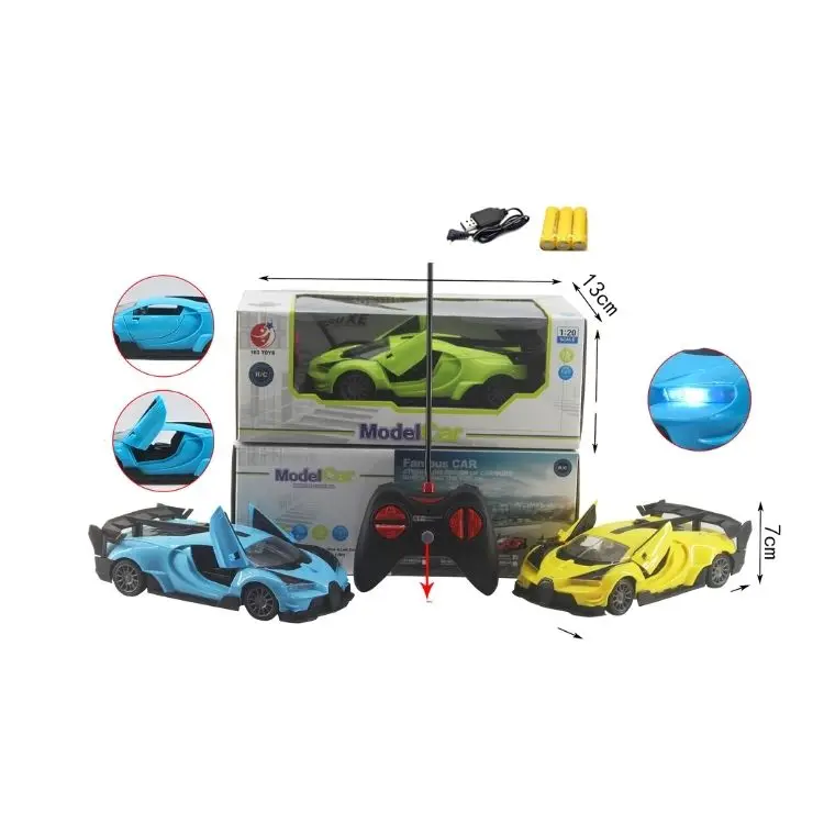 Wholesale 1:20 five channels simulation rc car toy with front light kids toys car mini car toy