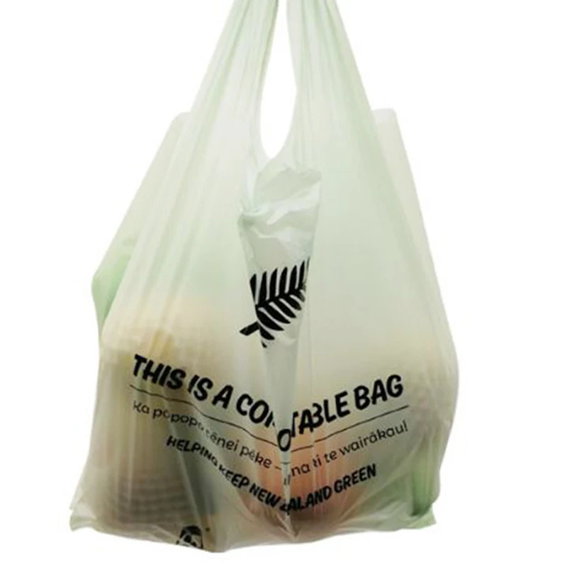 Eco Vest Shopping Plastic T-shirt Bags With Handles Supermarket Bag Tshirt Shop Resealable Plastic T-shirt Bags