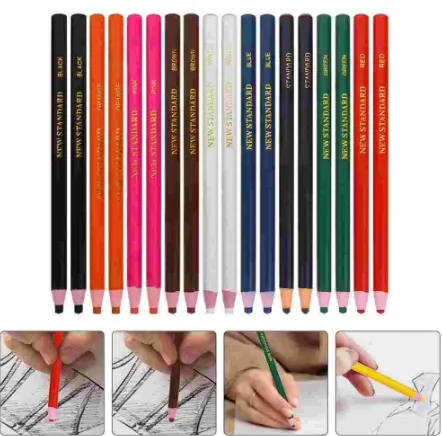 Wooden Paper Crayons Pull Line Roll Pen Painting Drawing Colored Crayon Peel Off Marker Graffiti Drawing Tool