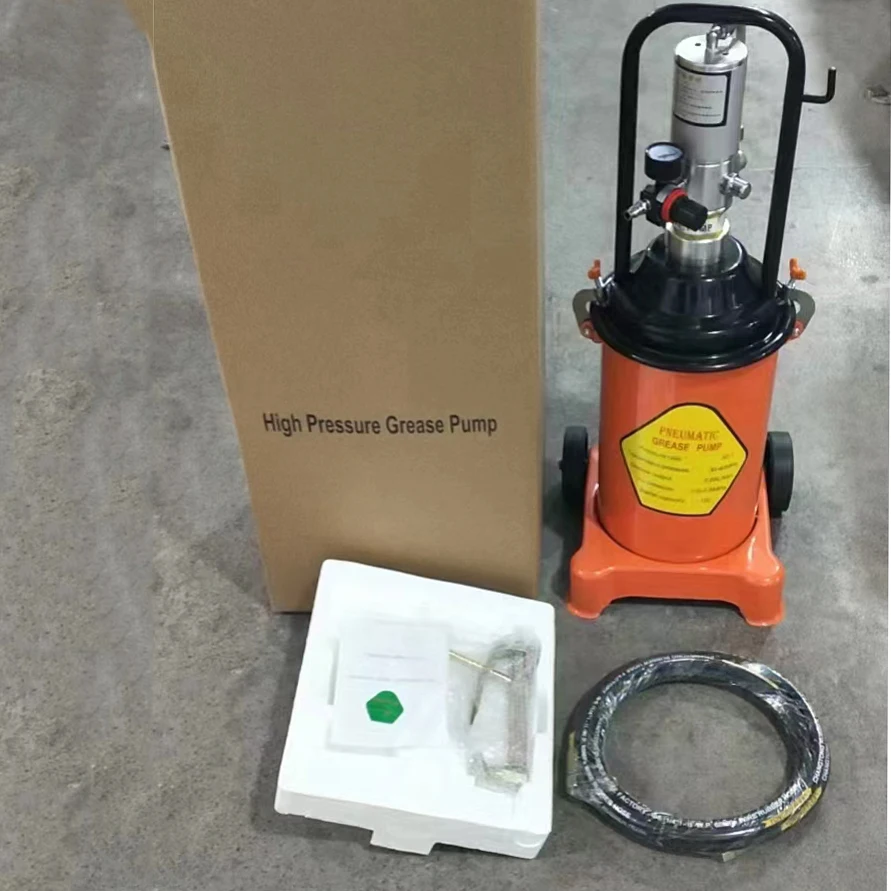 High-Pressure 12L air pneumatic grease pump  Portable Air Operated Auto Grease Lubricator