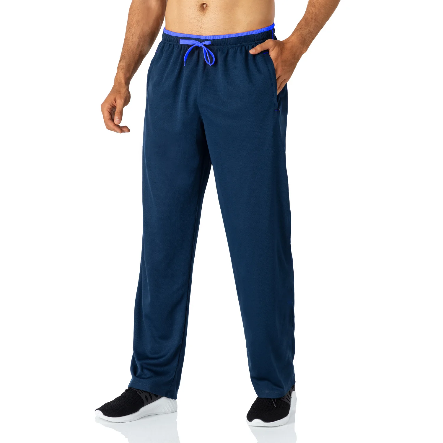 high quality casual pants fitness loose fit wide leg sports wear gym wear cargo men joggers