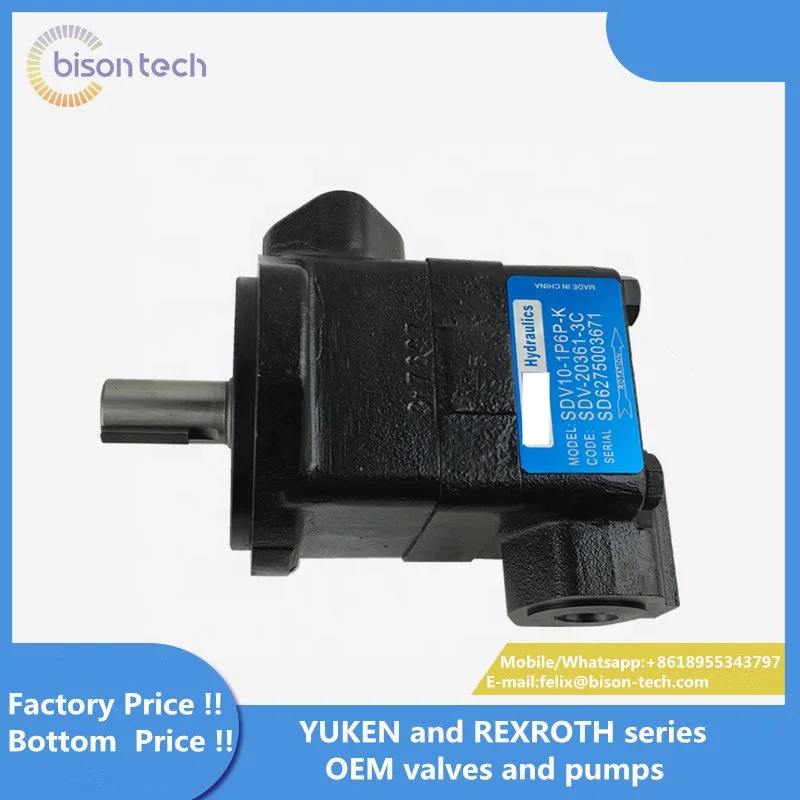 Hydraulic Parker DENISON SDV10 SDV20 SDV2010 SDV2020 single and double pump vane pump