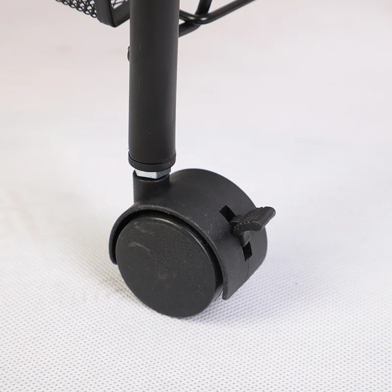 Metal Mesh Handy Trolley Cart 4 Tier Wire Mesh Storage Cart