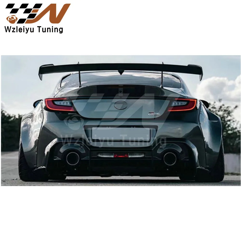 AD Style Carbon Fiber Rear Trunk Spoiler GT Wing Fit For Toyota GR86 Subaru BRZ 2022 High Quality