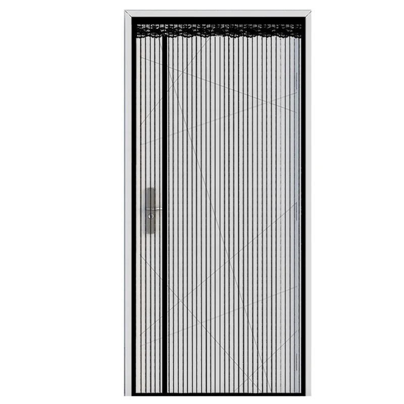 DIY custom open proportional door mosquito net fly screen window High quality magnetic door screen
