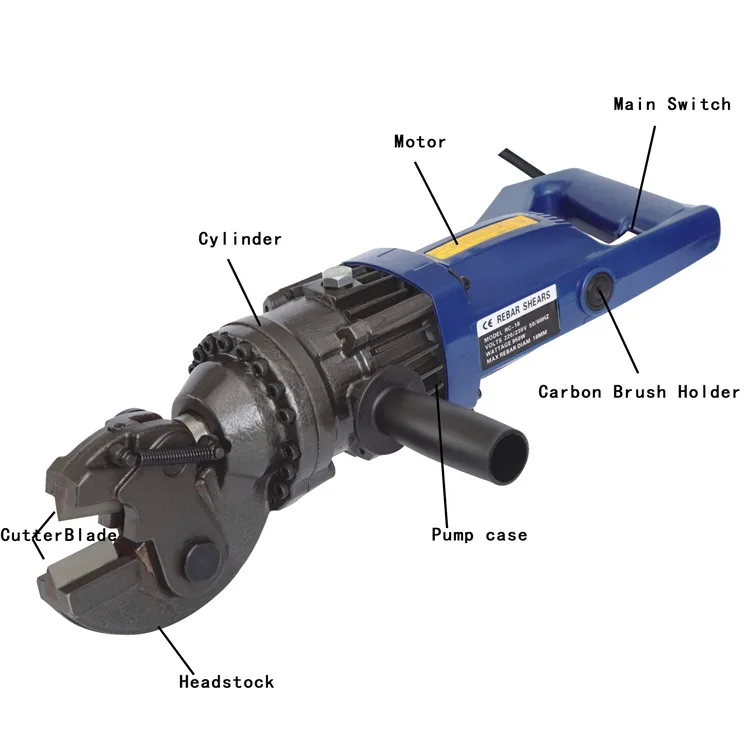 
New designed electric steel rod cutter Chain Cutter for 18mm 