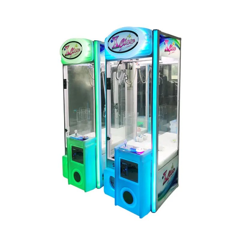 Hot sale amusement park coin-operated child crazy toy 2 crane claw vending gift machine game