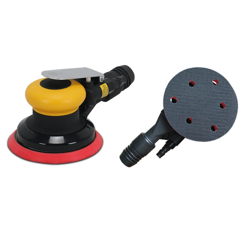 portable 5 inch air tool 125 mm orbital sander working machine with various speeds for car