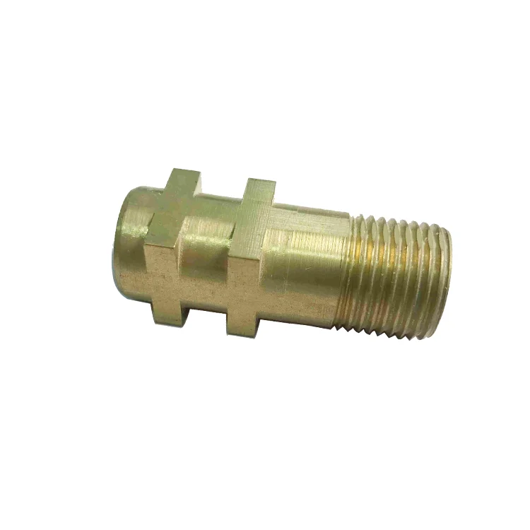 Rugged electric heating element brass male threaded fittings