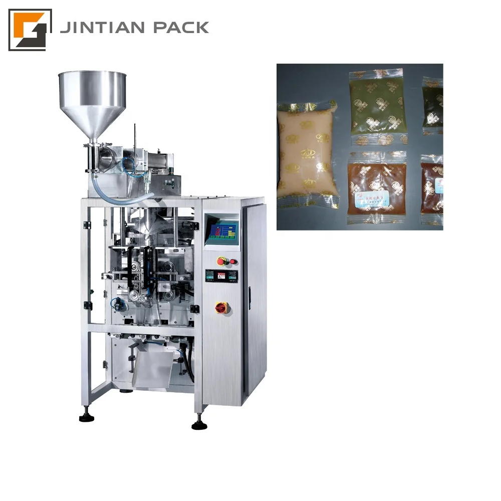 JT-520L Water Fruit Juice Potato Sweetened lotus seed paste Lotus paste Fruit Jam Beverage Liquid sauce packing machine