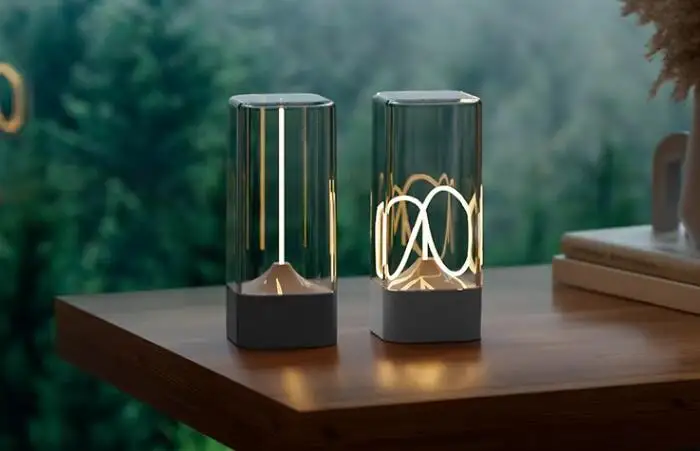 New Design Bedroom Magnetic Night Light Rechargeable USB Soft Flexible LED Strip Outdoor Camping Light Breathing Night Lamp