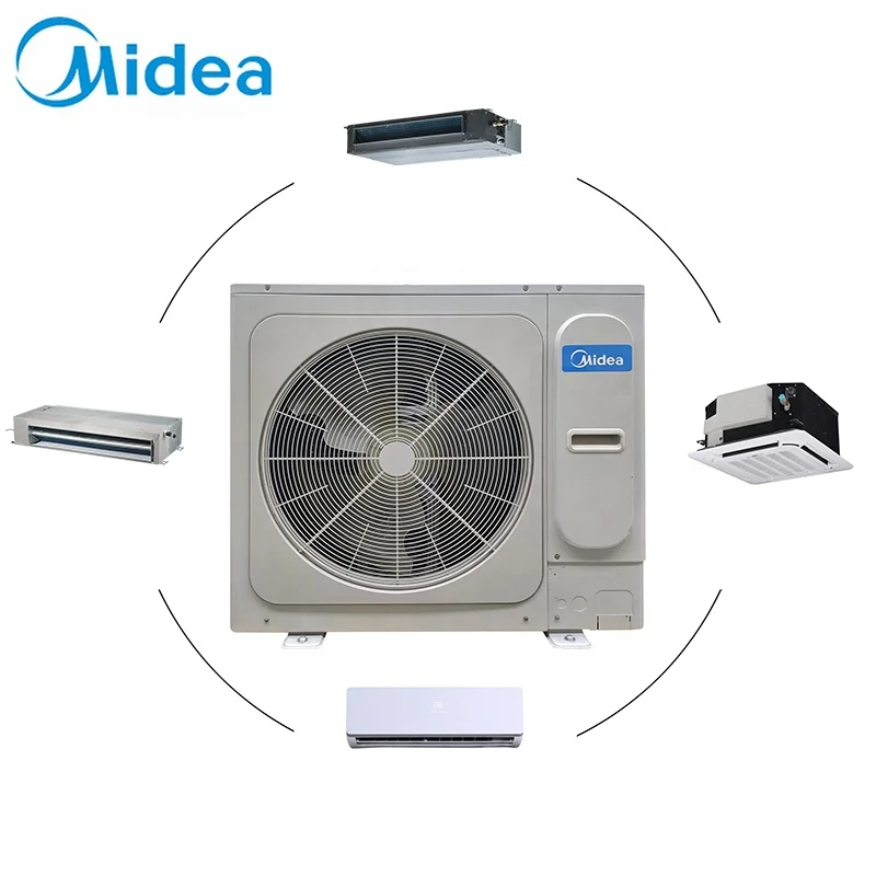 Midea 10kw space saving smart mini central vrv air conditioning split type industrial vrf air conditioner for apartment