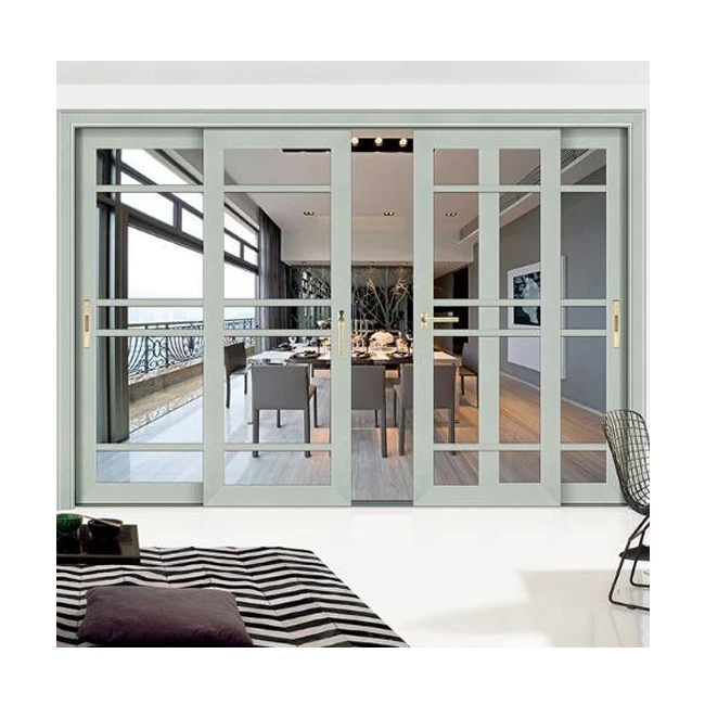 Turkey Wholesale  Electrocoating 6063 T5 aluminum alloy sliding door for Sunlight Room
