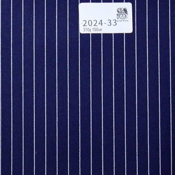 Custom Formal Suit Fabric Stripe Business Suit Fabric  Mens Suit Materials