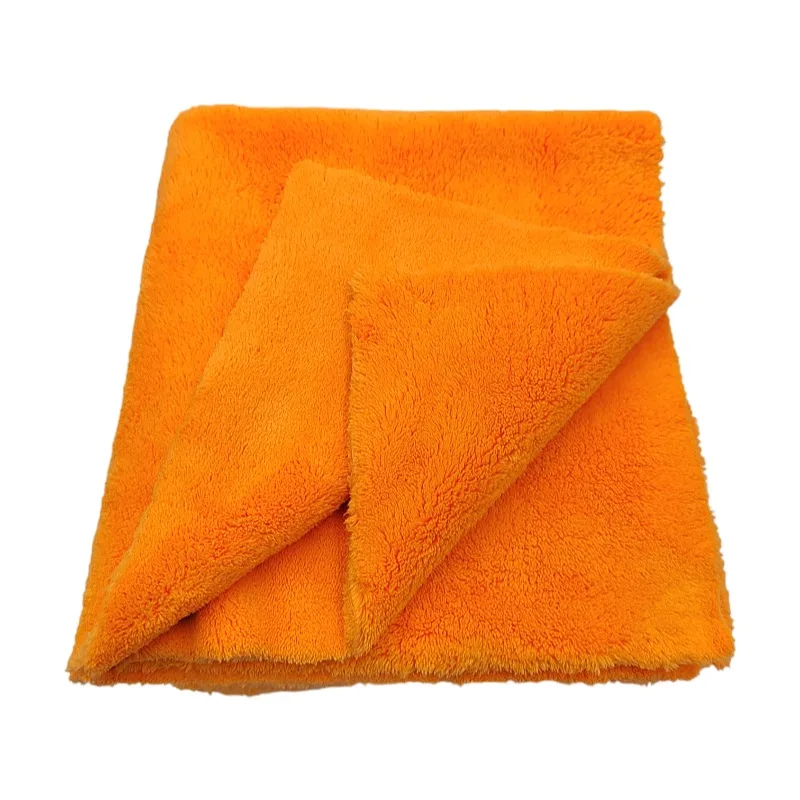 550gsm 500gsm 40x40cm Super Soft Simple Houseware Microfiber Cleaning Cloth Edgeless Coral Fleece Car Towel