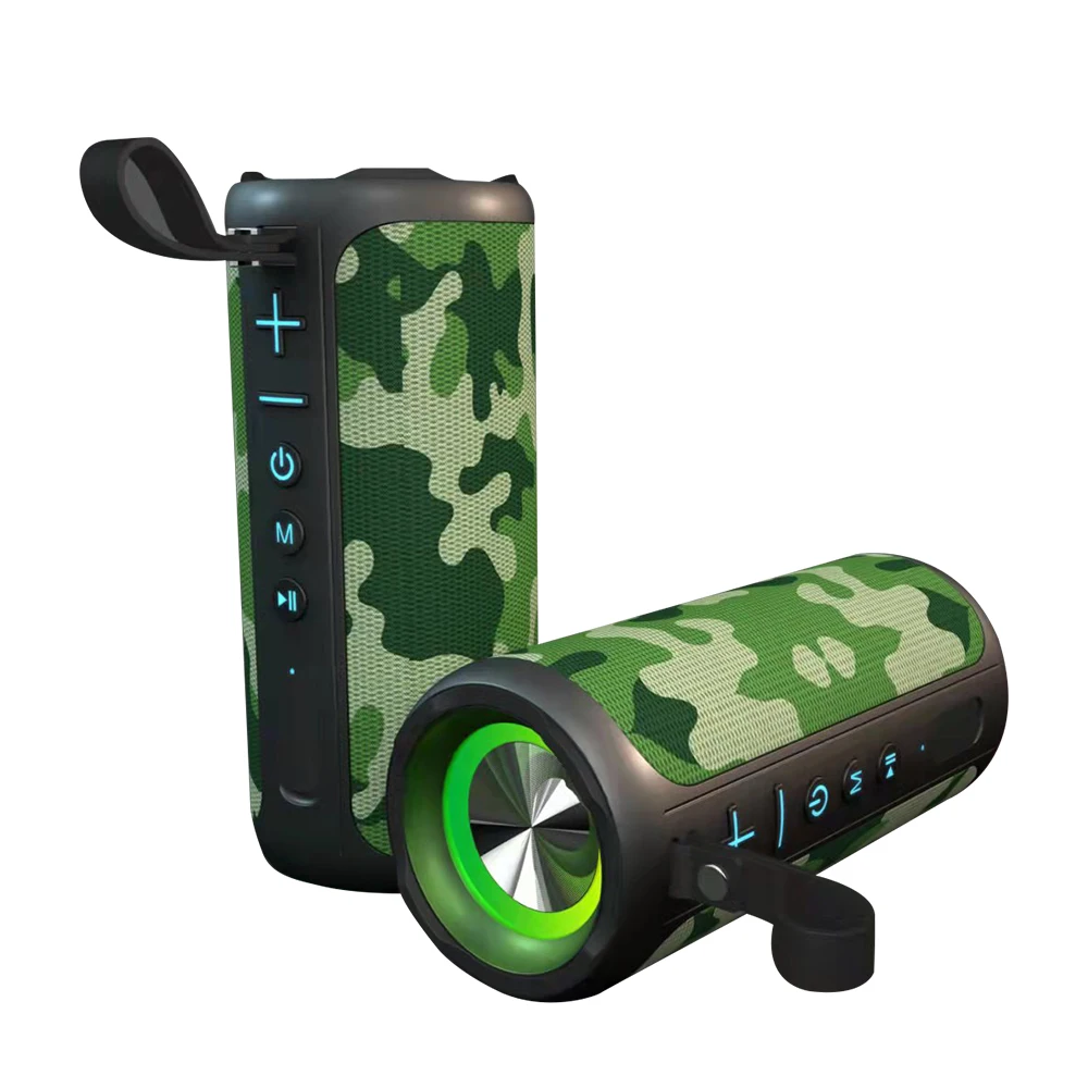 CYB-S7X IPX6 15w dual speaker with high power output built-in 2400mAh large capacity battery/LED lighting for outdoor