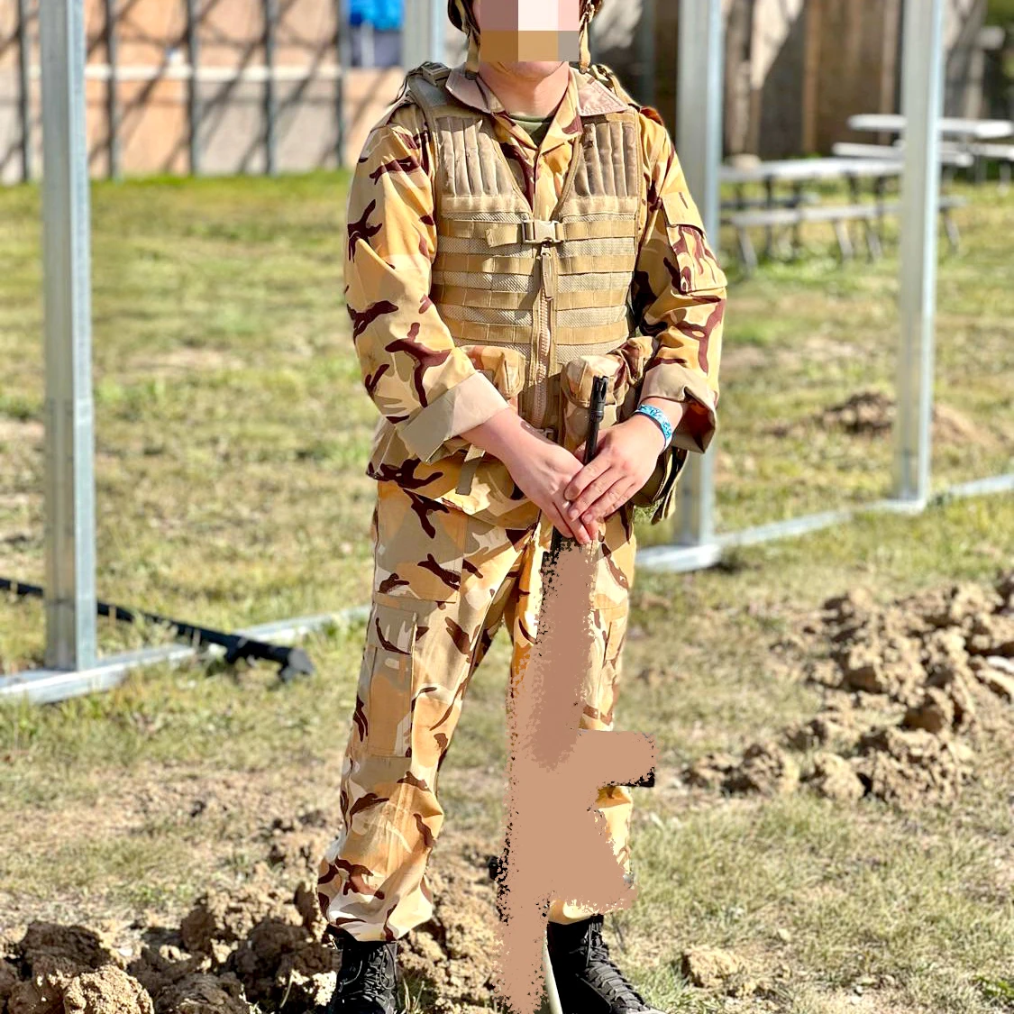 lran Camouflage Tactical Combat Uniform Camo Clothing Field shirt and Trousers Spring Anti-wear Tactical Uniform