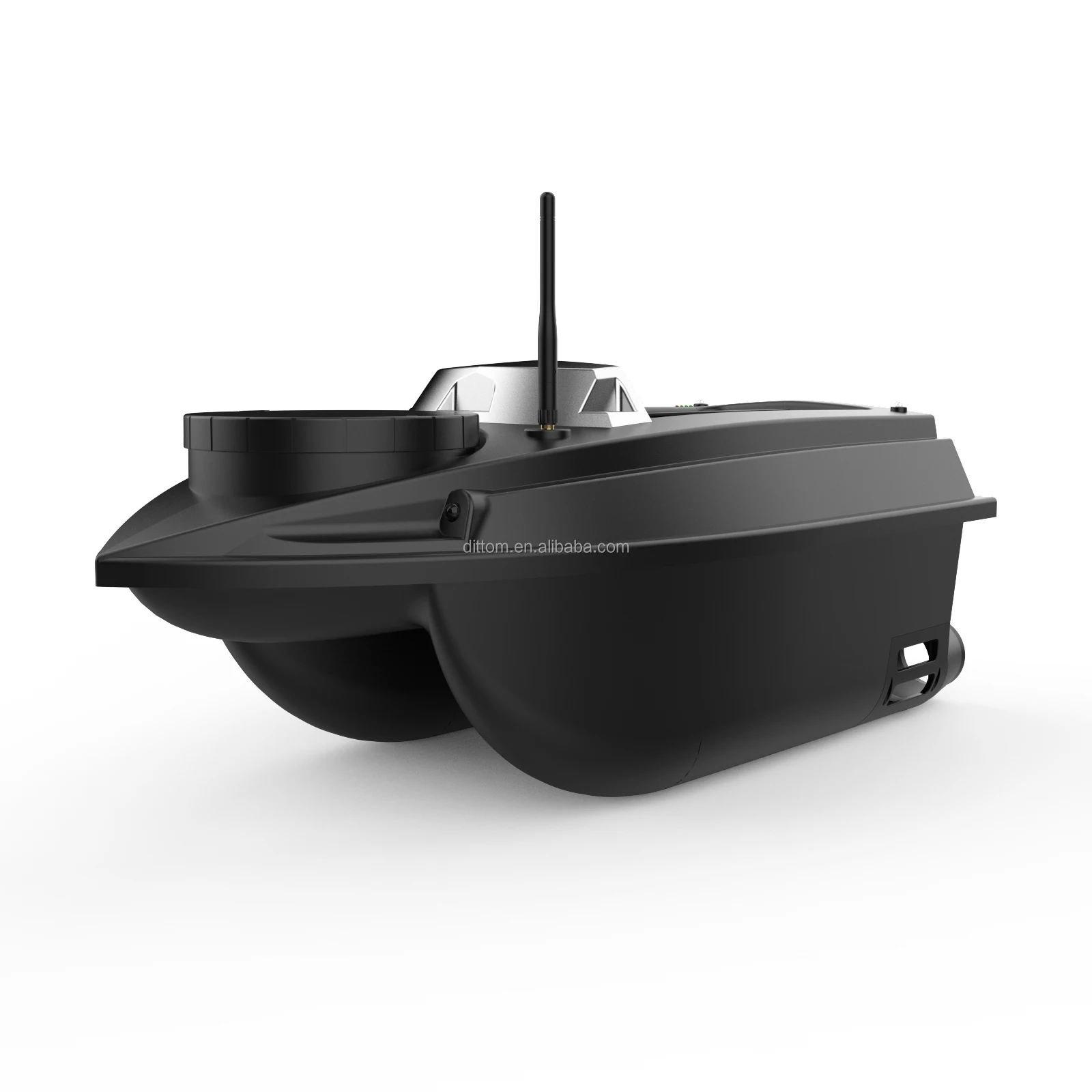 V030 GPS Fishing Bait Boat 12V 3KG 800M 180Nests Auto Cruise GPS Feeding Trawler RC Bait Boat with Releasing Hook