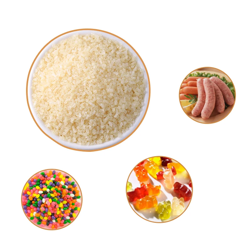Пищевые съедобные желатиновые ингредиенты для продуктов питания