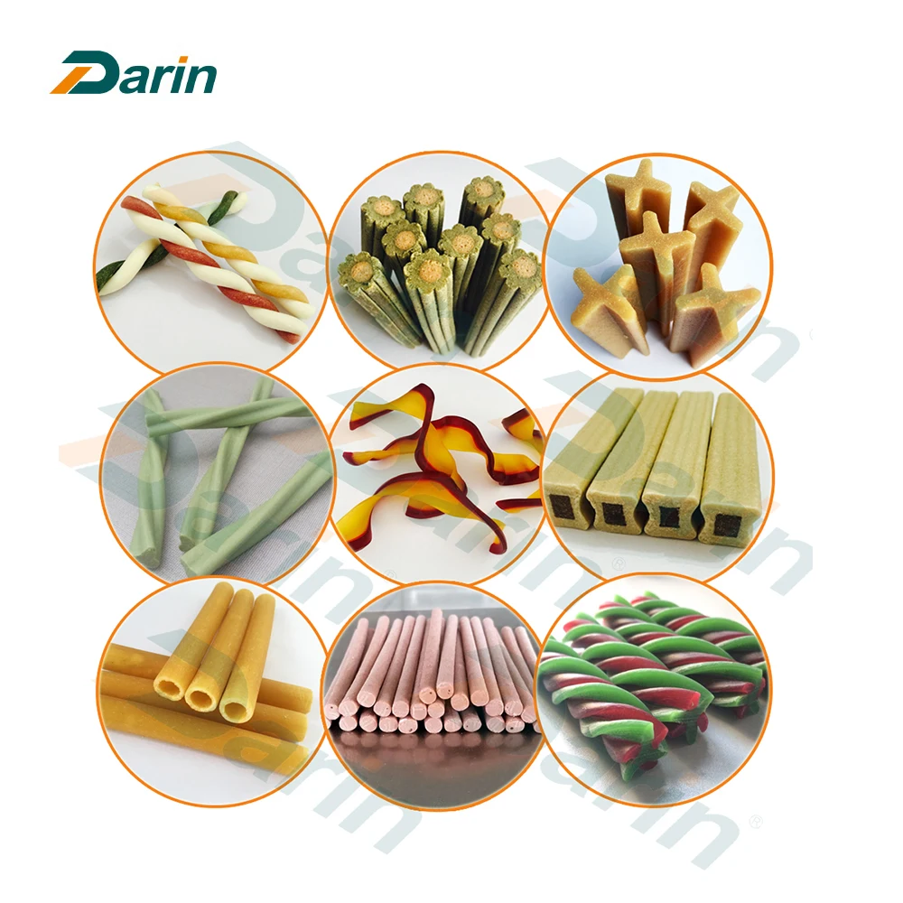 100kg/hr Dog Treat Machine Pet Treats Processing Equipment