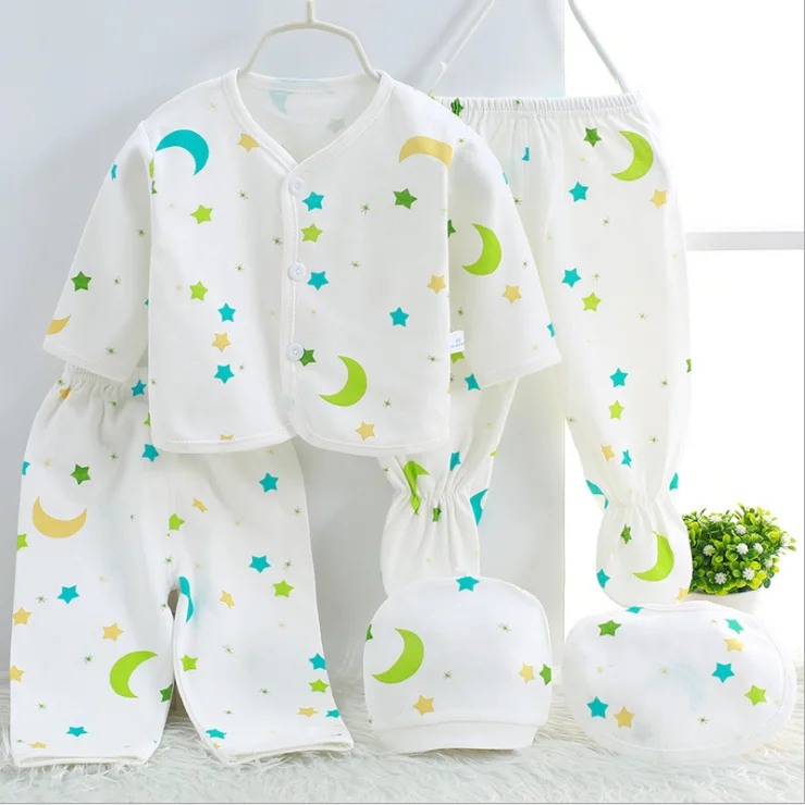 
Comfortable baby clothes sets 5pcs baby clothing suits new born baby clothes sets 
