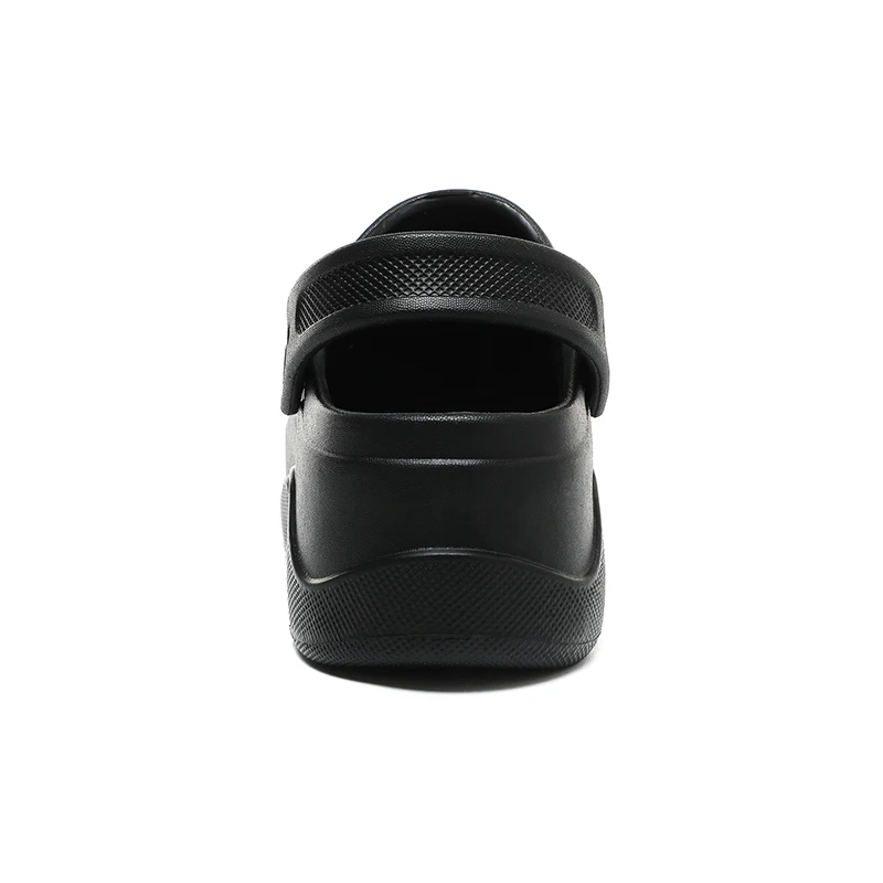 Women Thick Soled Perforated Shoes Summer Height Increase Outdoor Breathability Lightweight Slip-on Garden Clogs Shoes