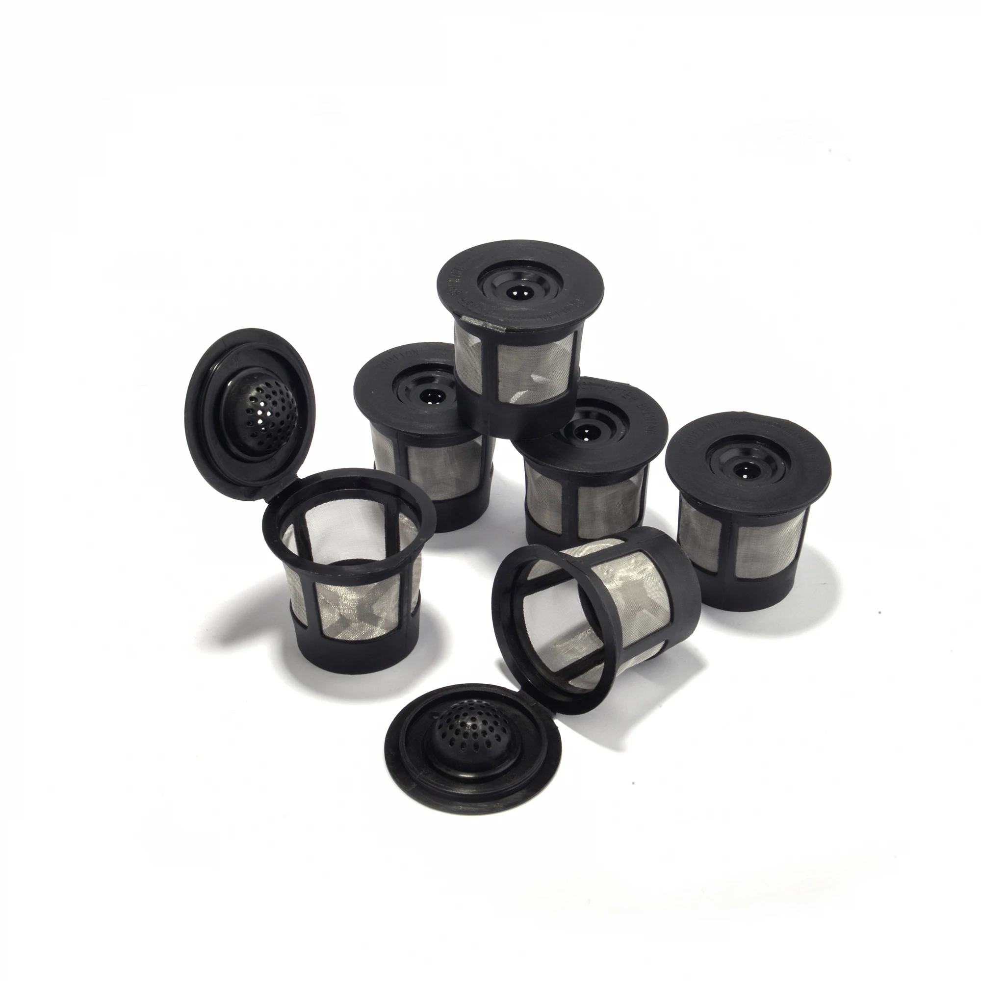 Coffee filter and dripper reusable k-cup tea and coffee cup set