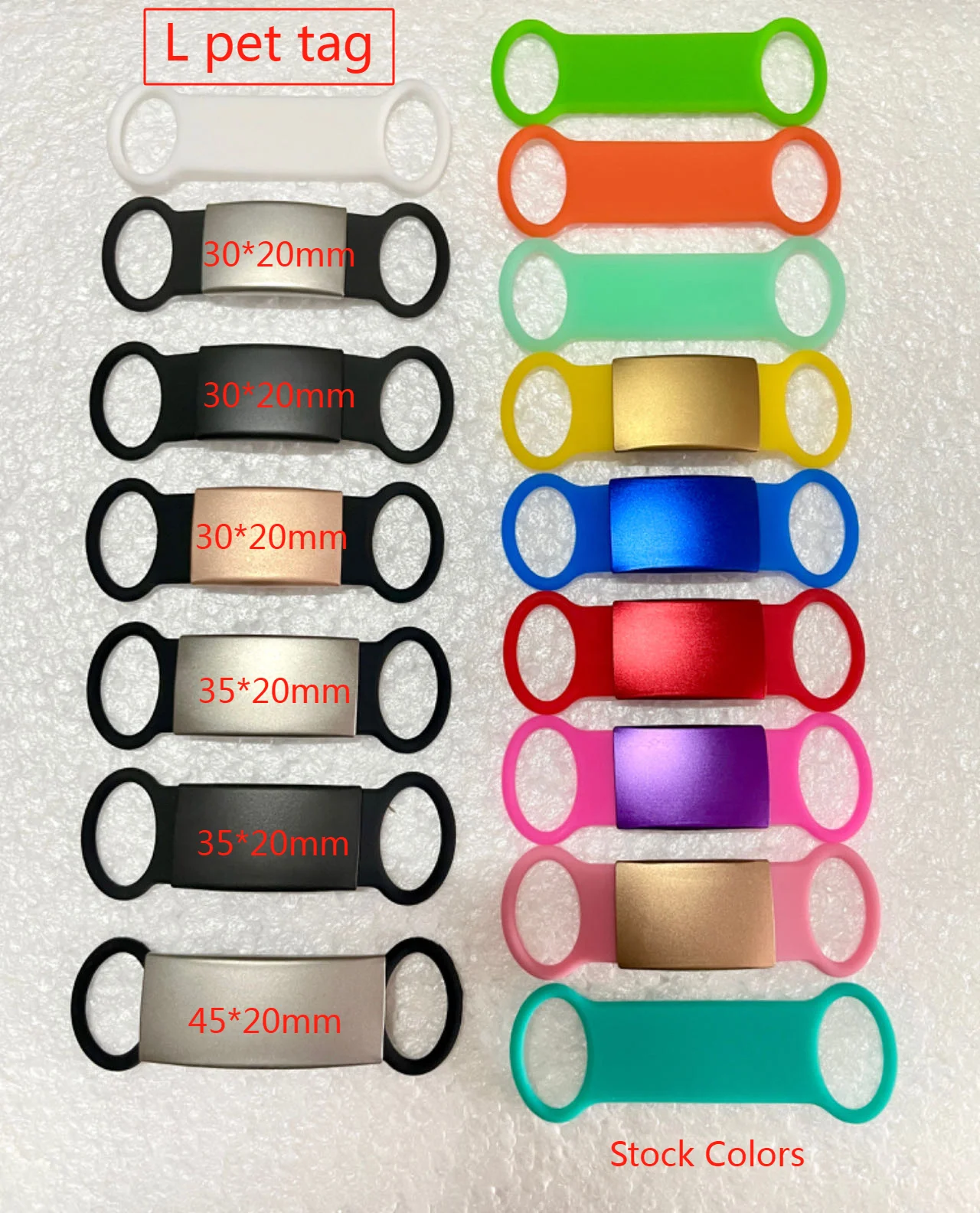 Easy to Read Personalized Dog  and Cat ID Pet  Tags with Custom Deep Laser Engraving stainless steel 304 plate