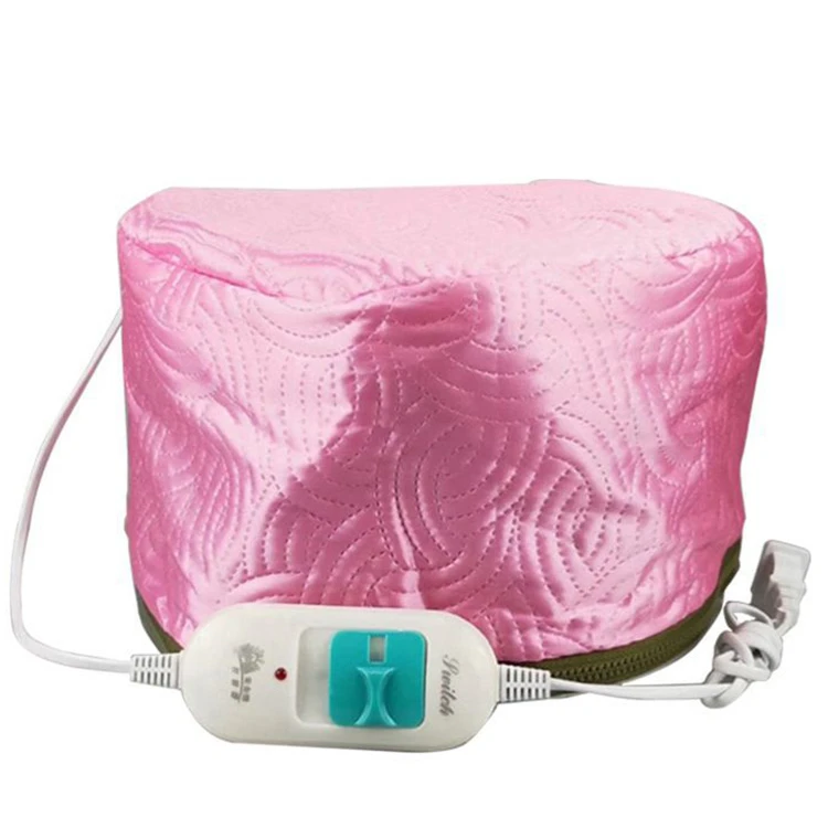 
Microwavable Deep Conditioning Heating Cap for Hair Treatment Automatic Electric Hair Heat Cap Baking Oil Cap Good Quality Pink 