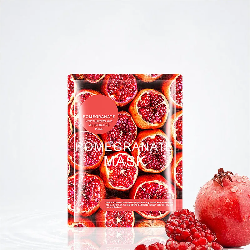 Оптовая продажа, корейская косметика, фруктовая маска, фабричные коллагеновые маски для лица с гранатом