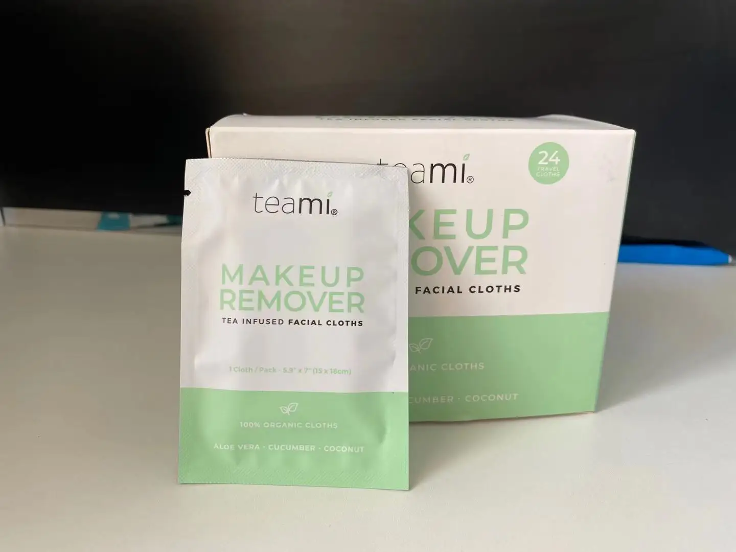 Private Label 100% Biodegradable Hydrating Facial Towelettes Facial Cleansing Makeup Remover Face Wipes