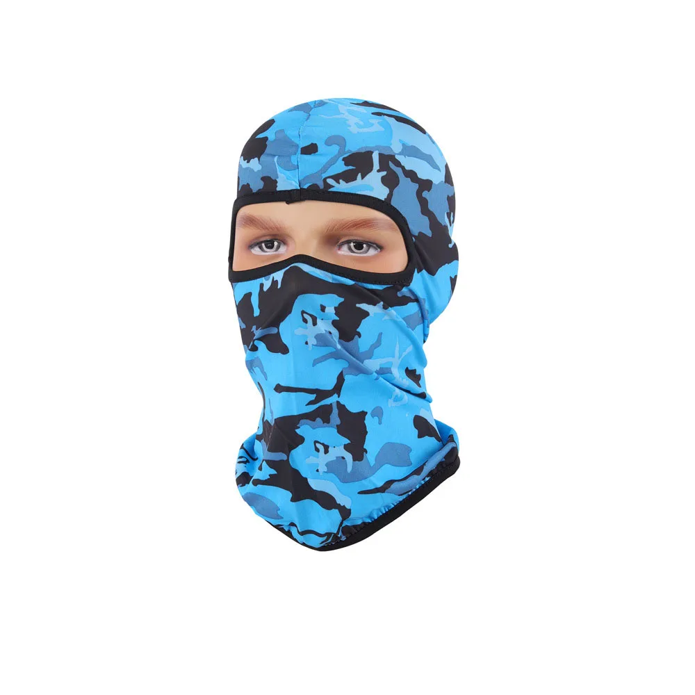 Hot Selling Summer Lightweight Polyester Breathable Balaclava Men Motorcycle Milk Silk Ski Mask Balaclava Face Mask