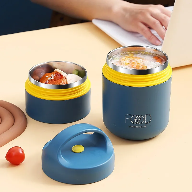 680M L Thermos  Stainless Steel Vacuum Food Flask