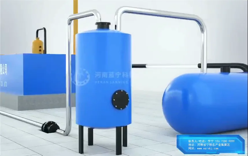 Waste tire pyrolysis plant to furnace oil