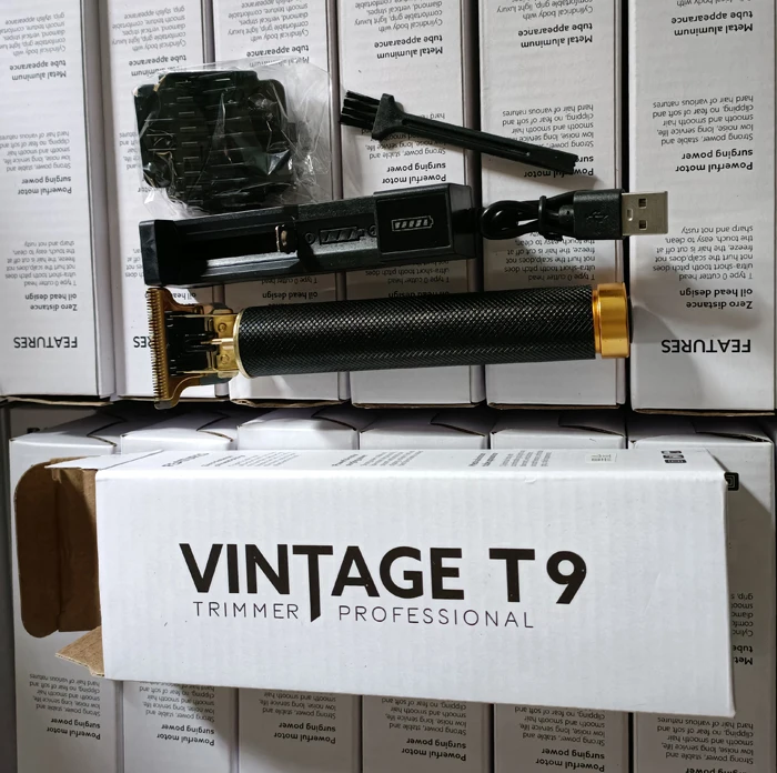 maquina de cortar cabelo profissional de acabamento vintage t9 hair cutting machine professional hair trimmer