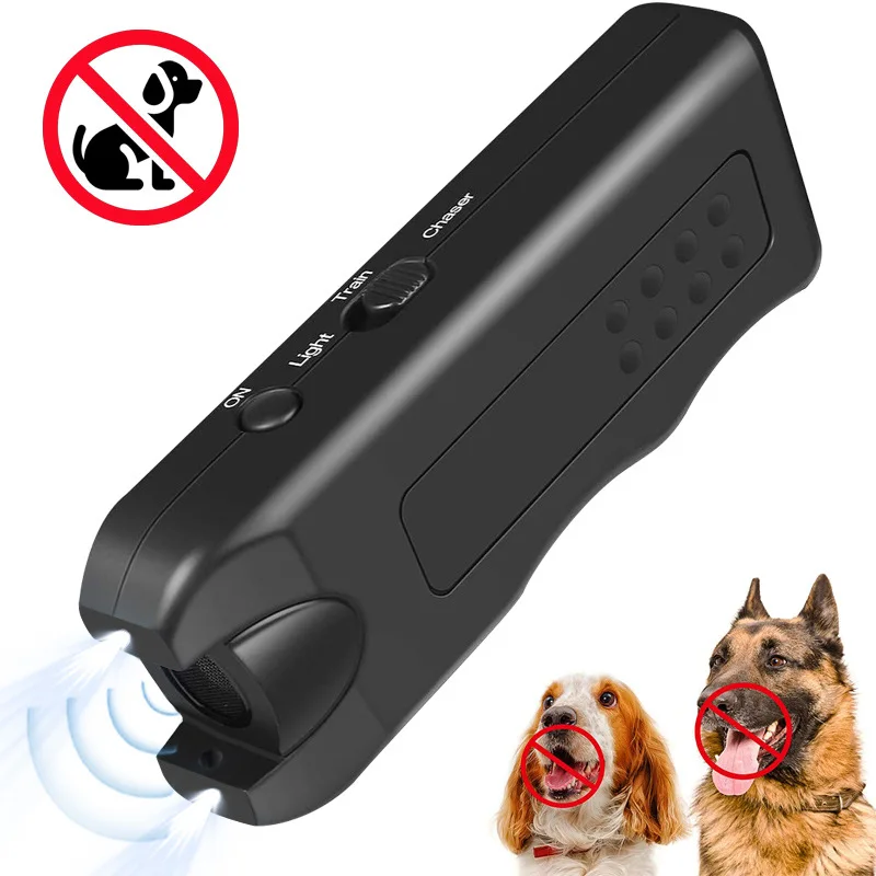 Sonic Bark Dterrent Anti Barking Stop 2023 Release Dog Deterrent Device Double Headed Ultrasonic Repellent Outdoor With Remote