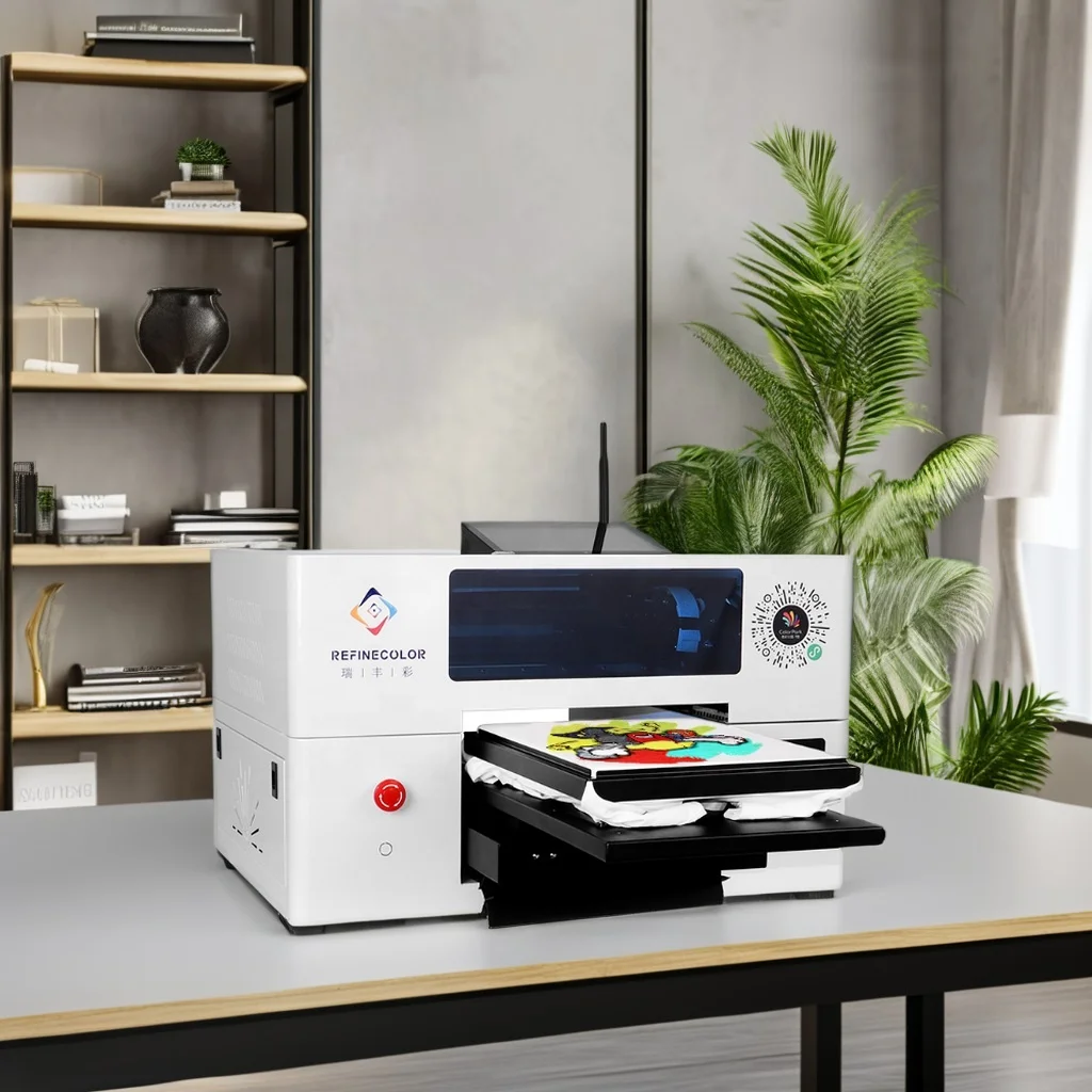 Frefecolor Wifi DTG принтер A3 футболка печатная машина прямо на одежду печать белые хлопковые футболки