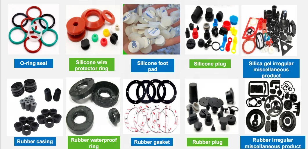 custom molded silicone rubber grommet gasket  Sealed waterproof  ring feet