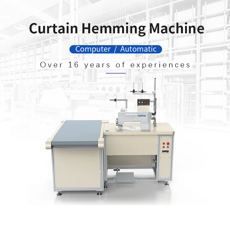 Hot Sale Can Different Size Curtain Fabrics Hemming Stitching Sewing Computer Standing Edge Craft Machine