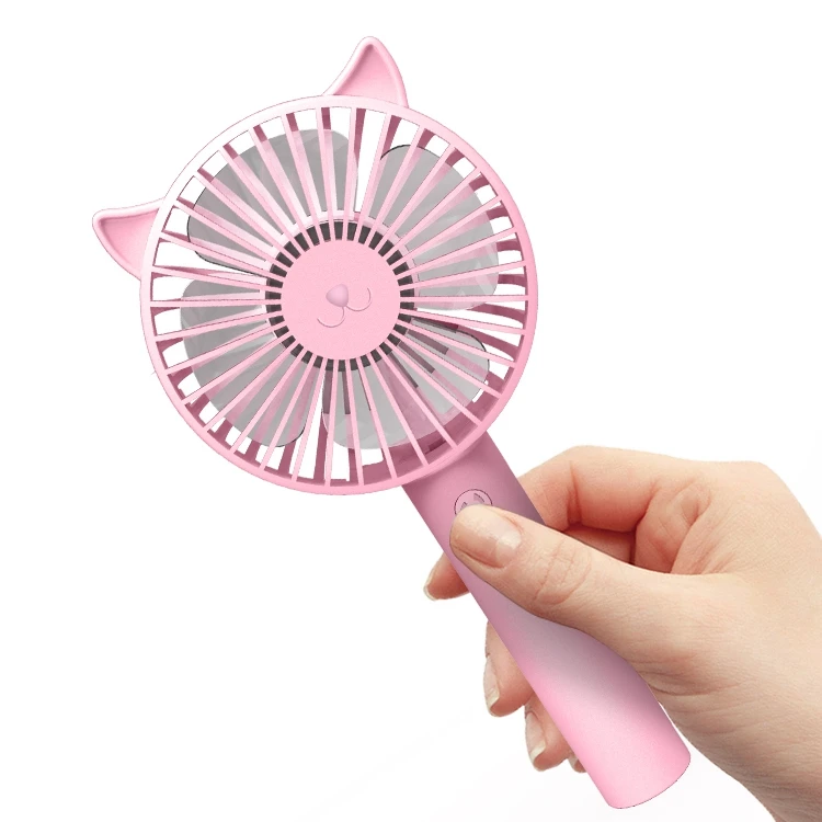 RTS usb table electric fan battery charger table mini fan wireless personal portable rechargeable electric cooling fan