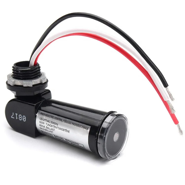 LED Swivel Mount Photo Control 120-277V Dusk to Dawn Photocell Sensor, Photocell for Wall Packs