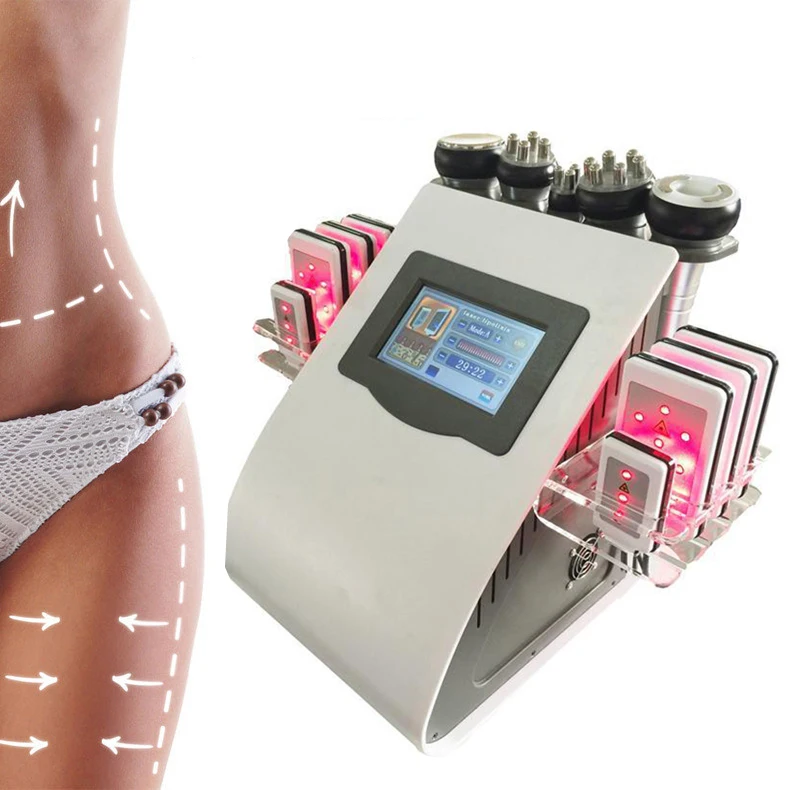 
Newest 6 in 1 Lipo Laser Vacuum RF Cavitation Fat Dissolving Body Slimming Machine 