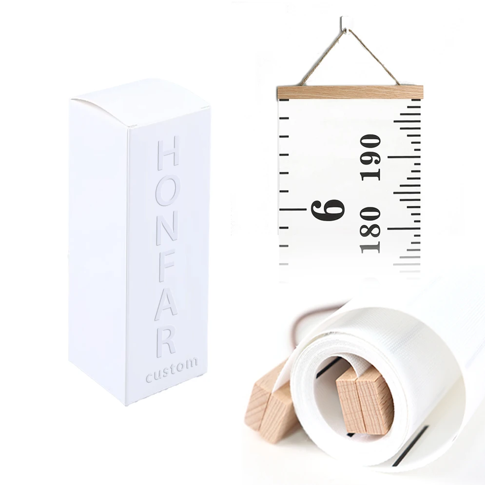Blank Custom Growth Chart Canvas Height Chart Ruler Removable Hanging Wall Ruler Measurement Chart
