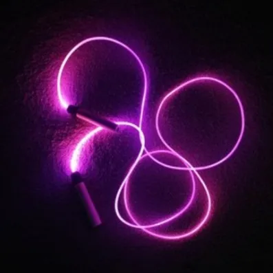 2021 High quality luminous jump rope led light up jump rope for kids glow jump rope
