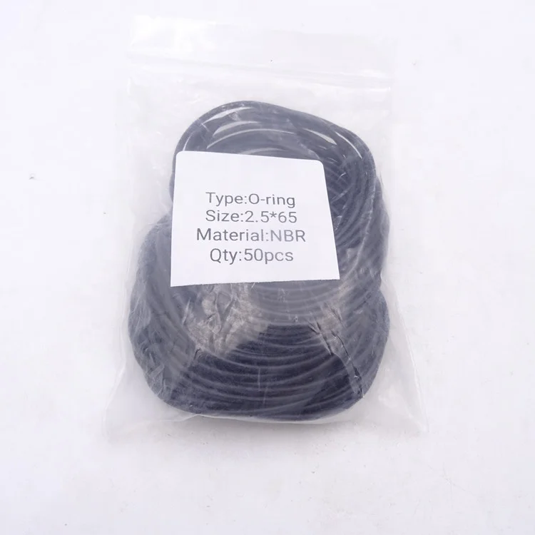 2.5x65 NBR China manufacture o rings Nitrile rubber
