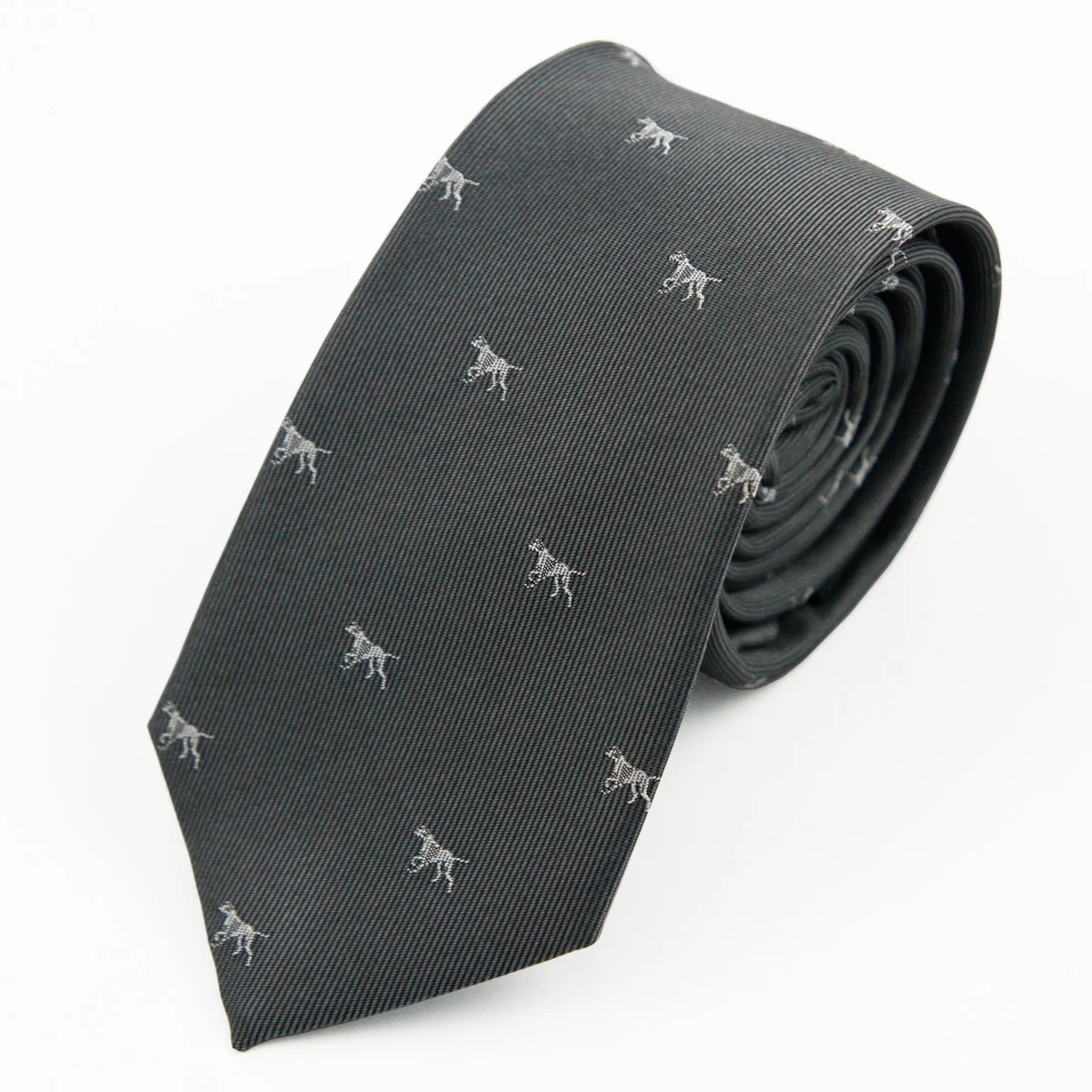 Hamocigia Custom Luxury Handmade Shengzhou Cravate Gravata Animal Silk Jacquard Woven Men Tie