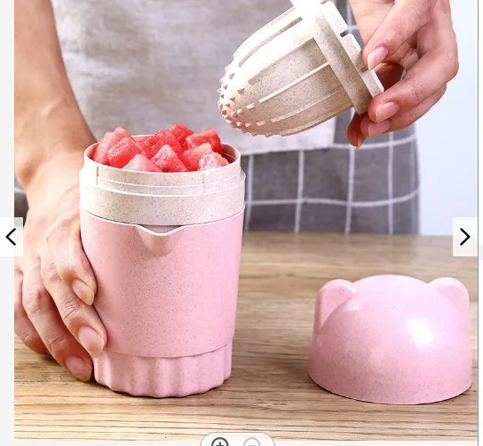 Пластиковая ручная соковыжималка для фруктов, соковыжималка для апельсинов, лимонов, Арбузов, ручная соковыжималка