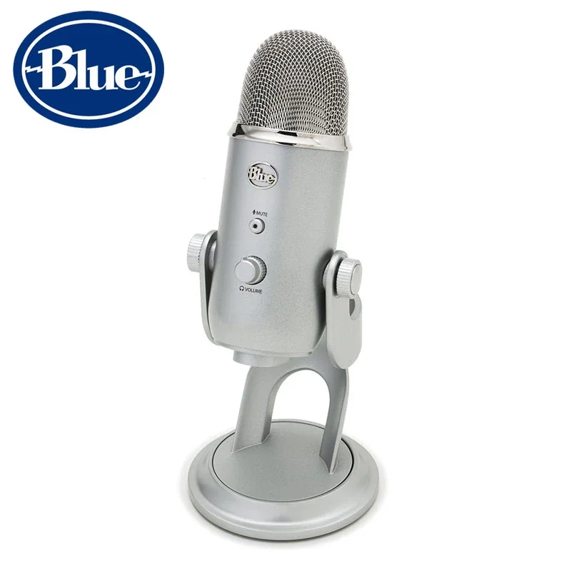 Logitech Blue Yeti USB Condenser Microphone for Live Broadcasting and Recording Sound (1600135749707)