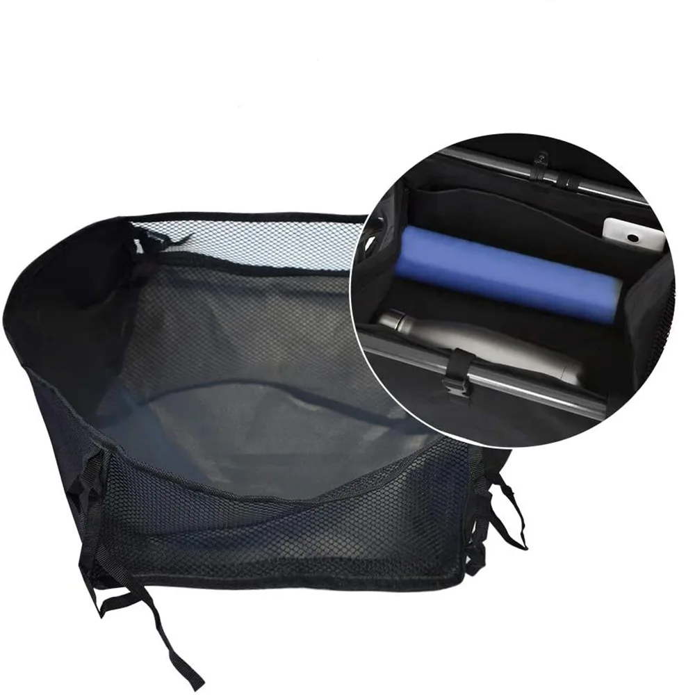 Wheelchair Rear Bag Large Capacity Waterproof Black Oxford Cloth Disabled Aid Storage Carry Bag Backpack For Mobility Scooter