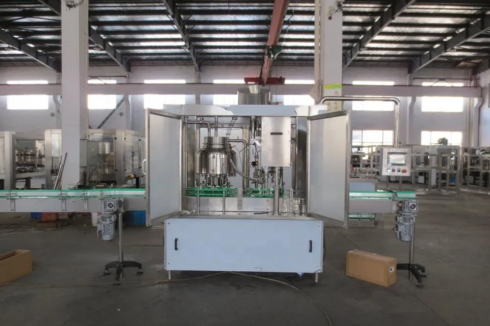 High quality small speed two in one automatic glass bottle juice filling machine alibaba on sale